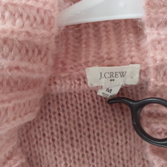J. Crew Wool Blend Pink Sweater M - Picture 5 of 5